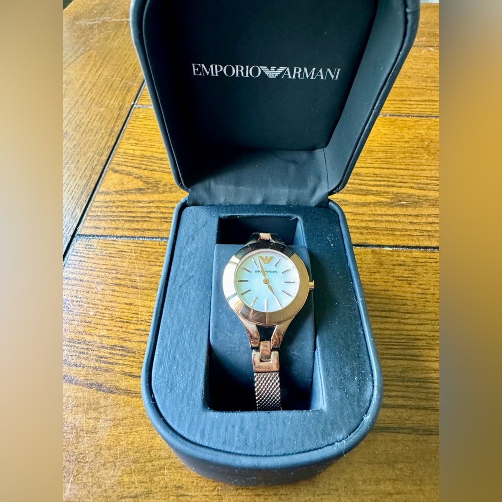 Emporio Armani Women’s Rose Gold Watch
